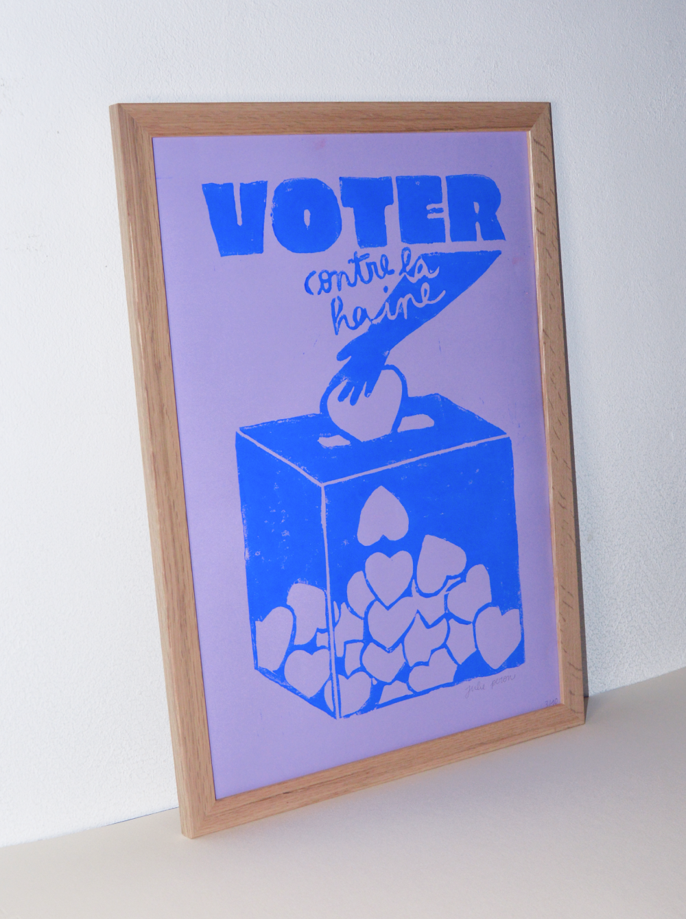 Affiche "Voter contre la haine"