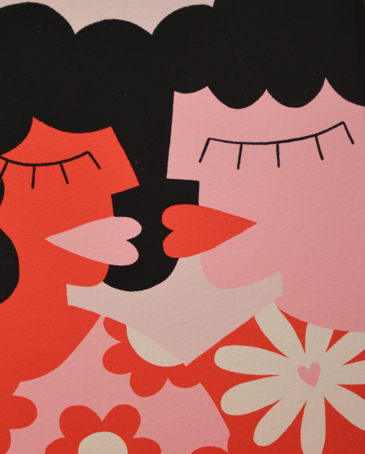 Affiche "Bisou d'amour"