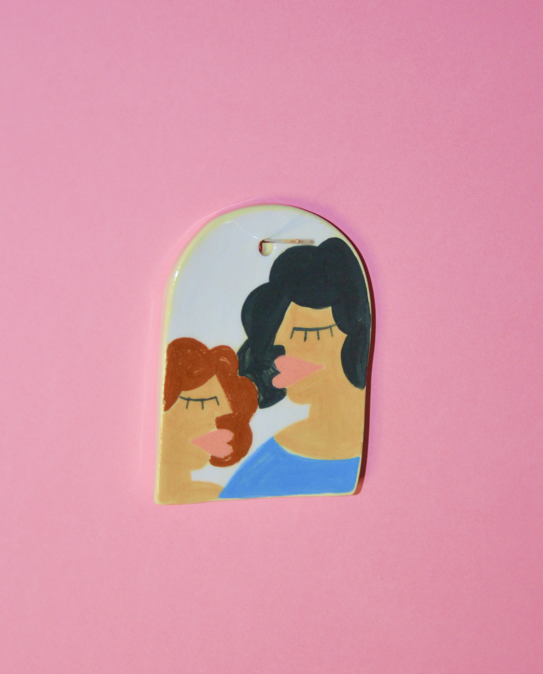 Mini tableau en céramique "Mum"