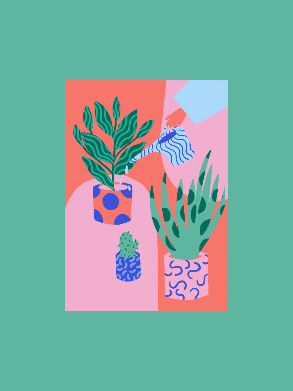 Affiche "Jardin d'intérieur"