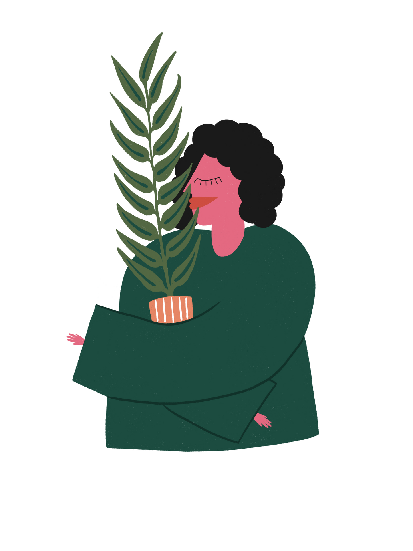 Affiche Madame aime les plantes
