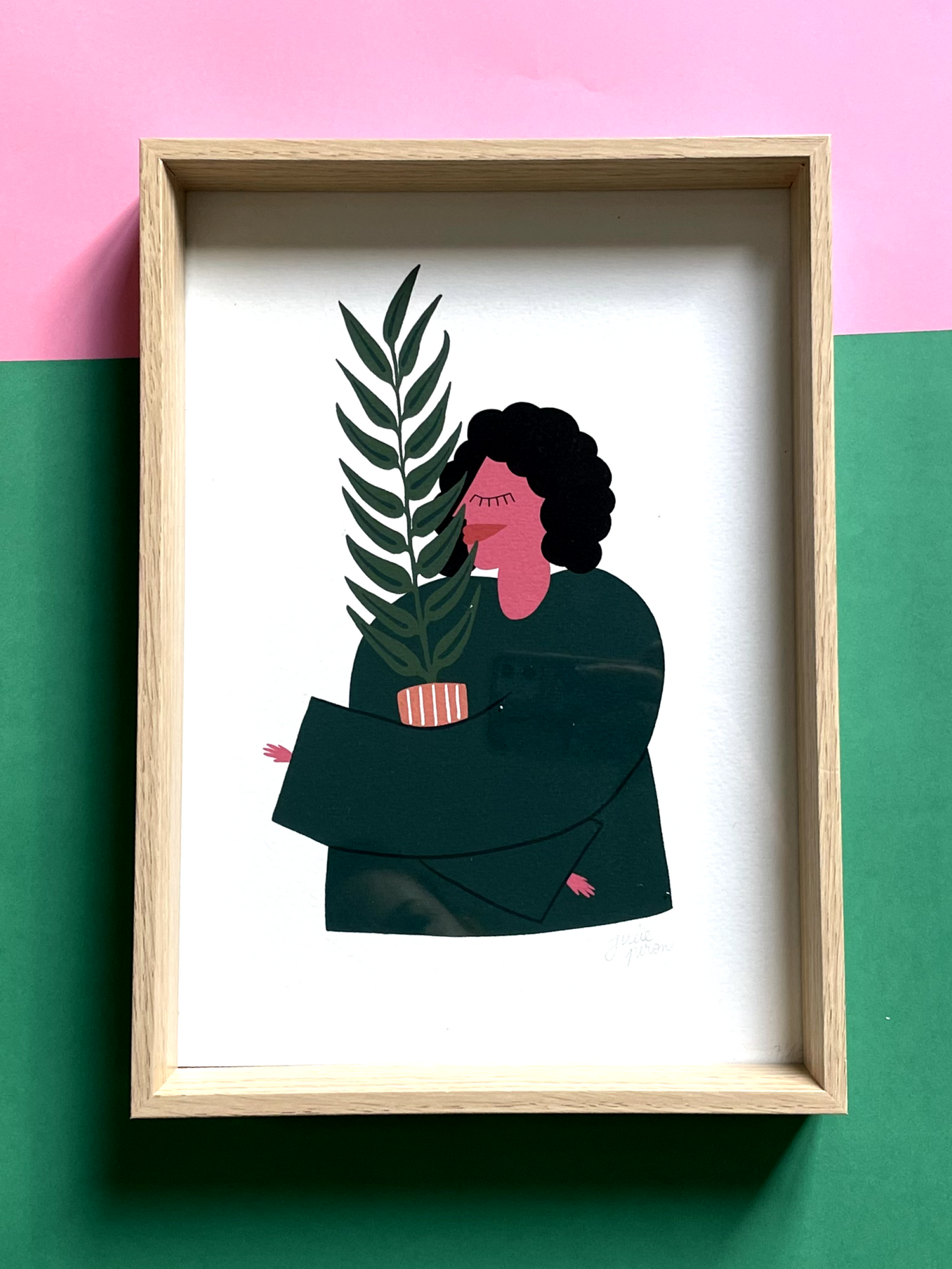 Affiche Madame aime les plantes